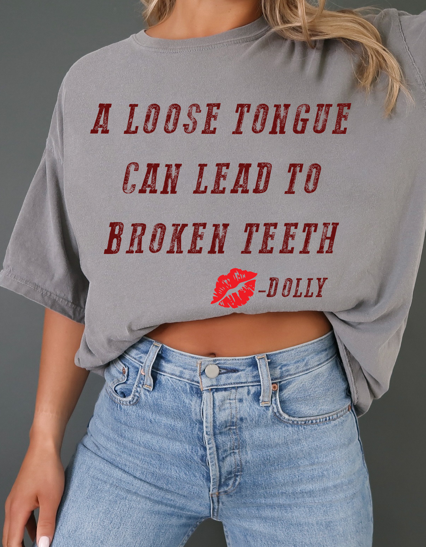 A LOOSE TONGUE - DTF TRANSFER