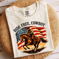 RIDE FREE COWBOY WESTERN DTF TRANSFER