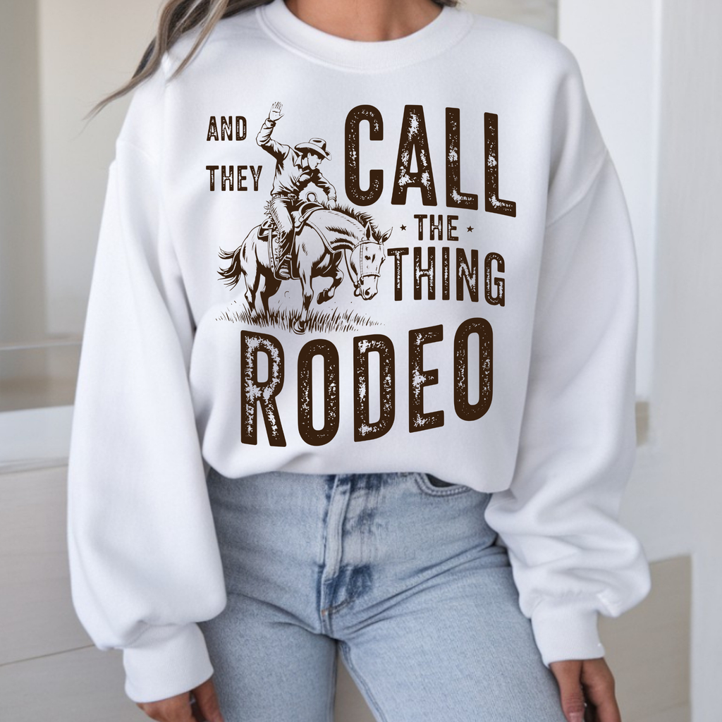 CALL THE THING RODEO WESTERN DTF TRANSFER