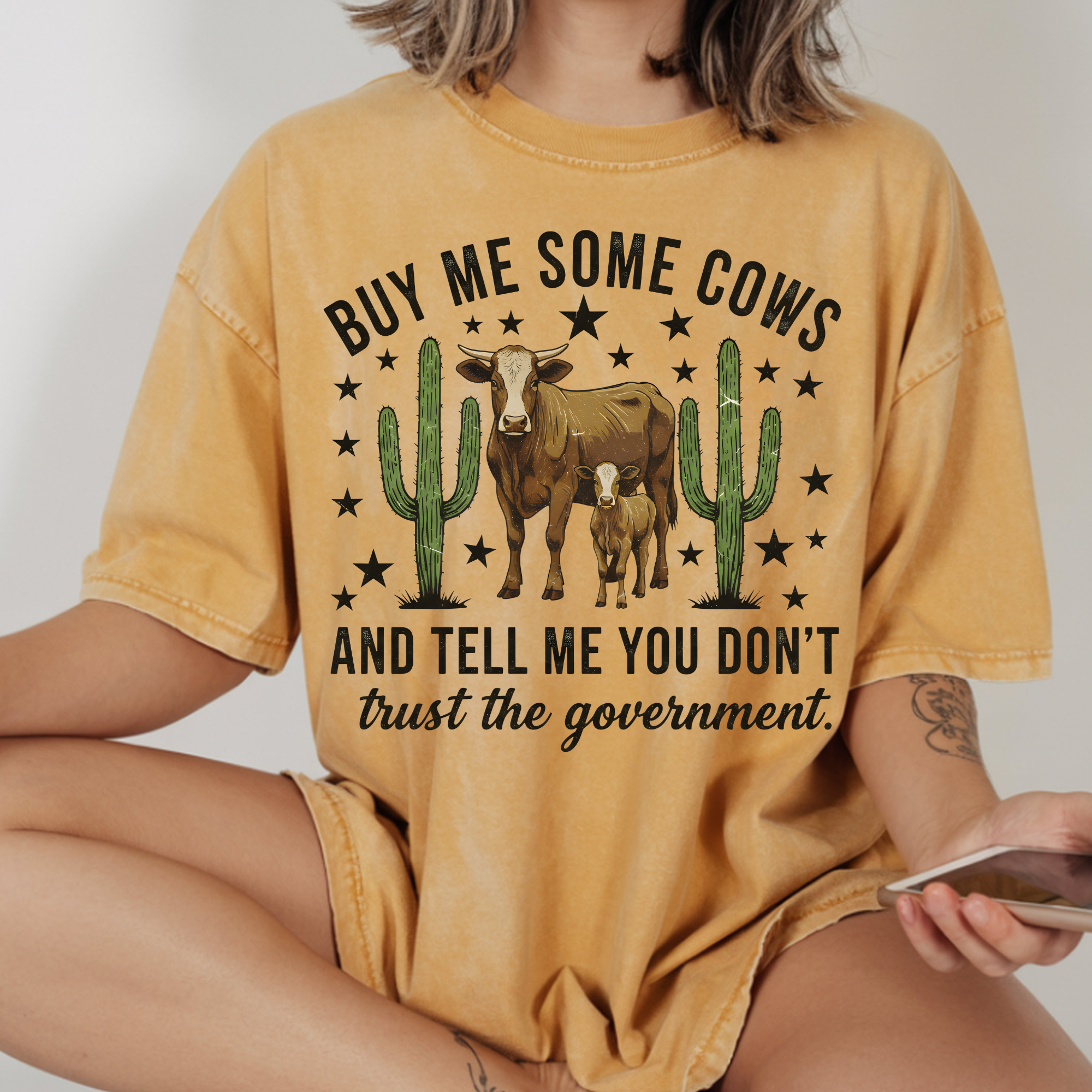 BUY ME SOME COWS WESTERN DTF TRANSFER