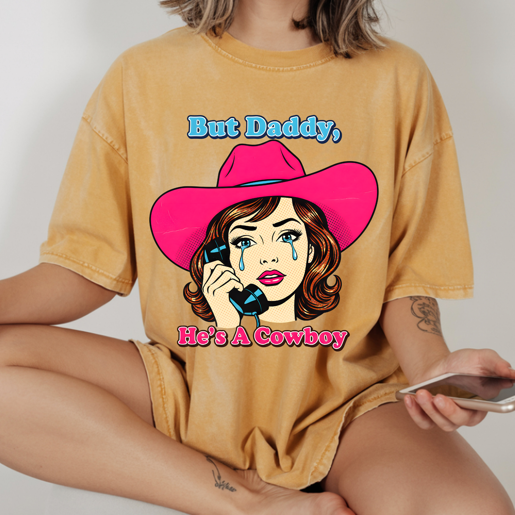 BUT DADDY WESTERN DTF TRANSFER