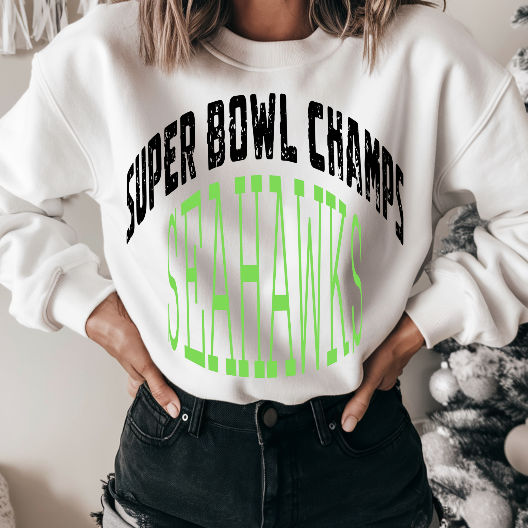 SUPER BOWL SEAHAWKS FOOTBALL DTF TRANSFER