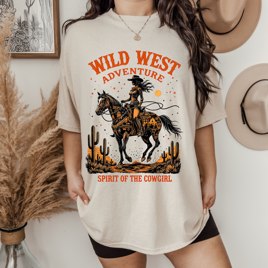 WILD WEST COWGIRL - DTF TRANSFER