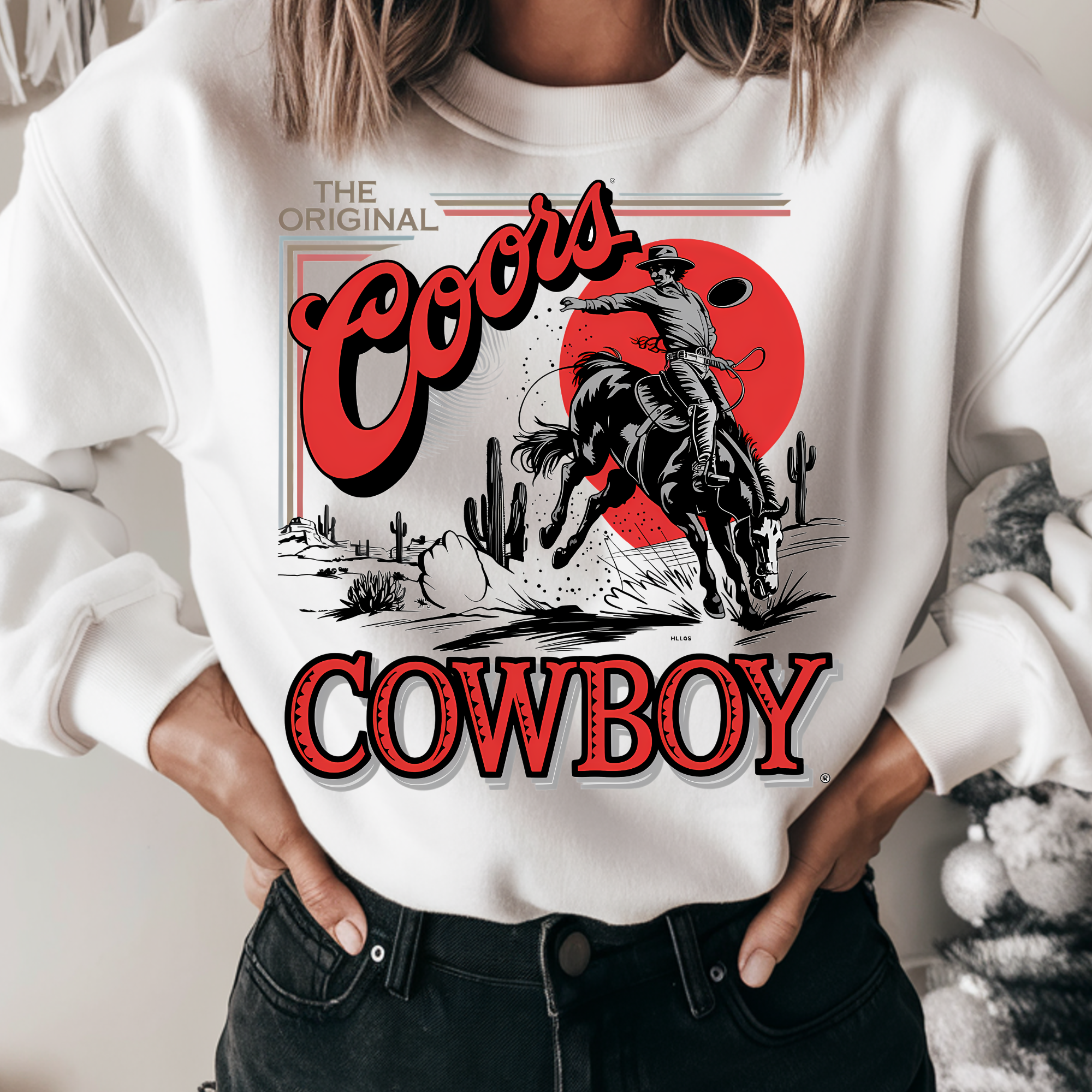 ORIGINAL COORS COWBOY WESTERN DTF TRANSFER