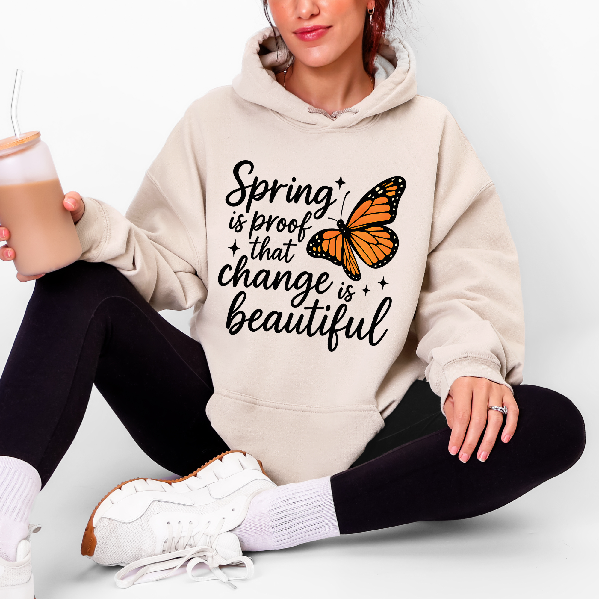 CHANGE IS BEAUTIFUL SPRING DTF TRANSFER