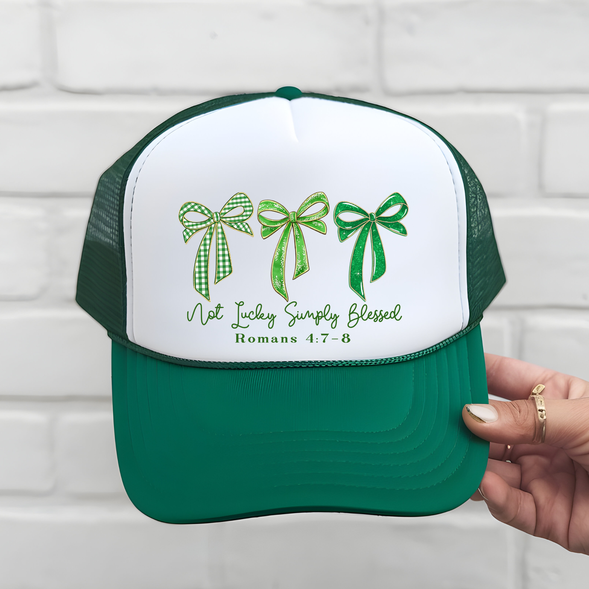 NOT LUCKY SIMPLY BLESSED DTF TRANSFER