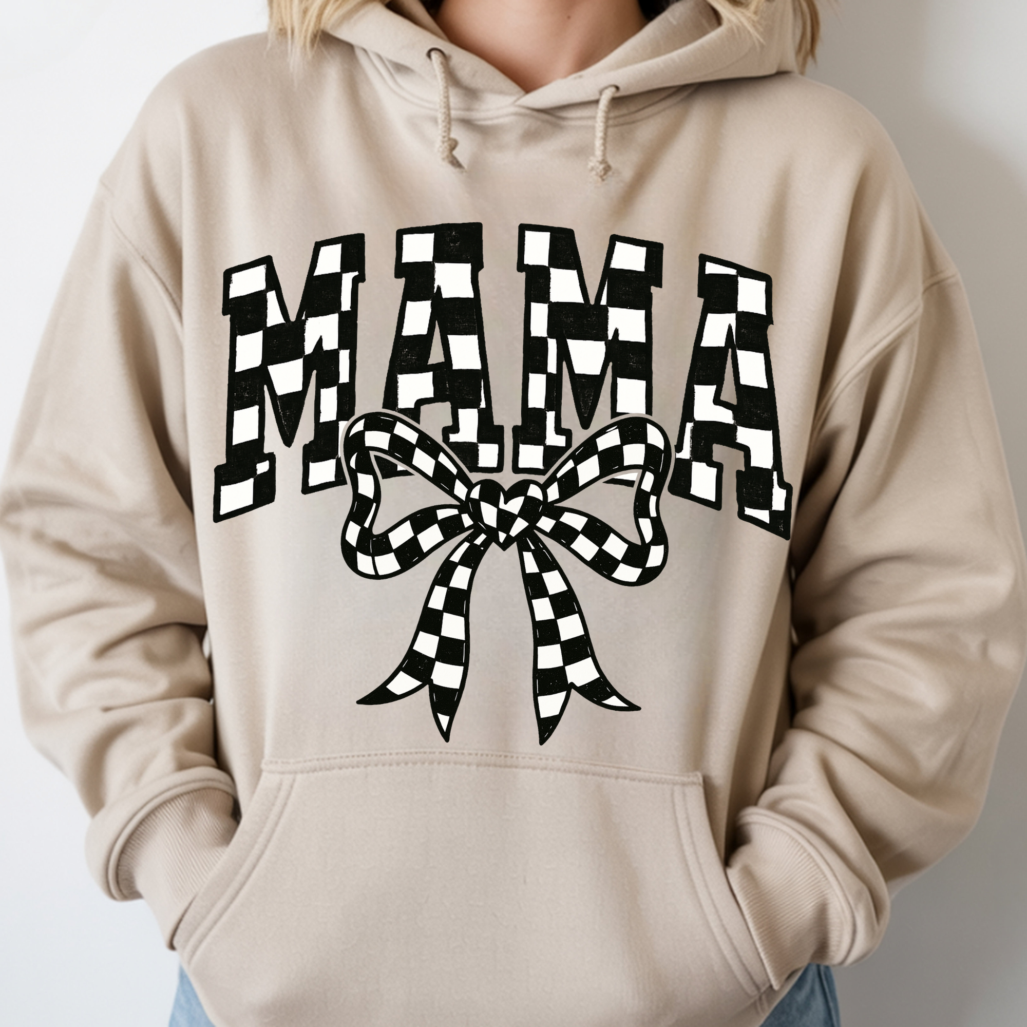 COQUETTE CHECKERED MAMA DTF TRANSFER