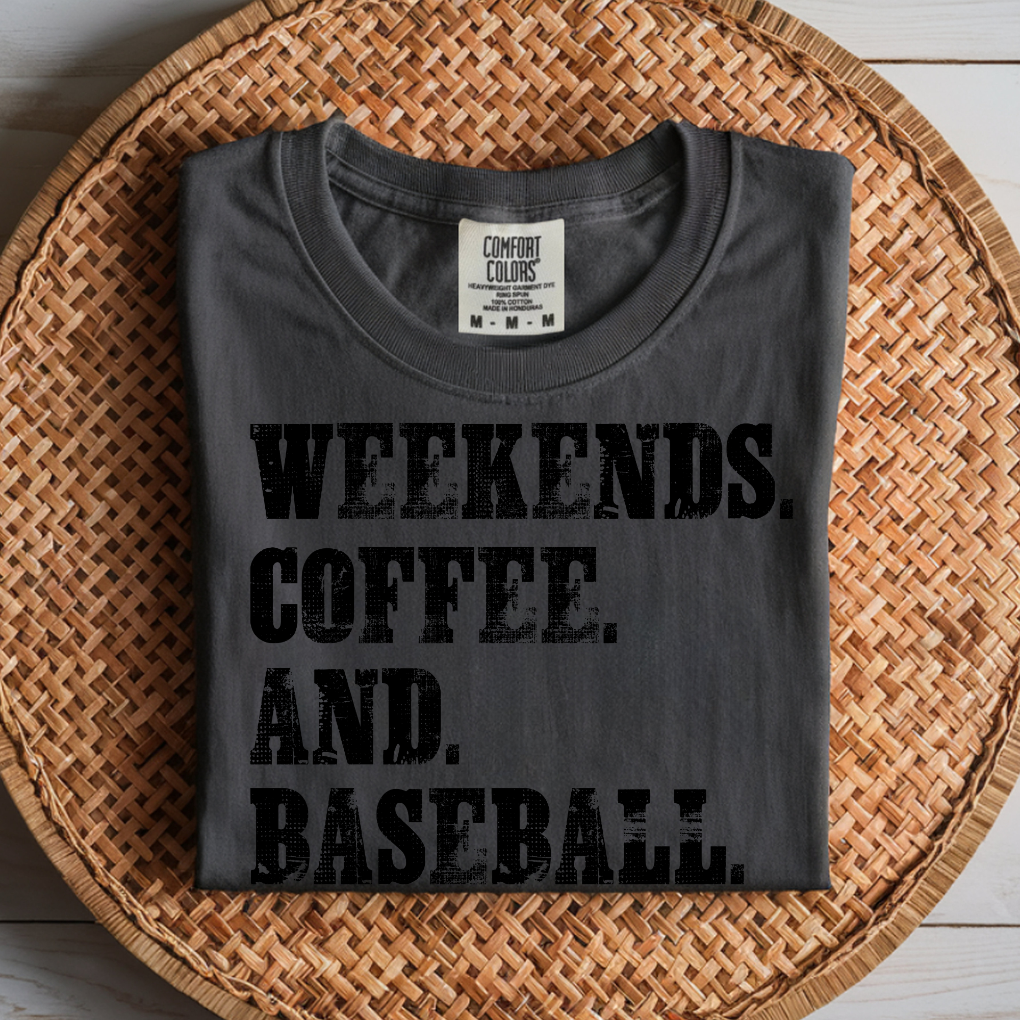 WEEKENDS COFFEE AND BASEBALL DTF TRANSFER