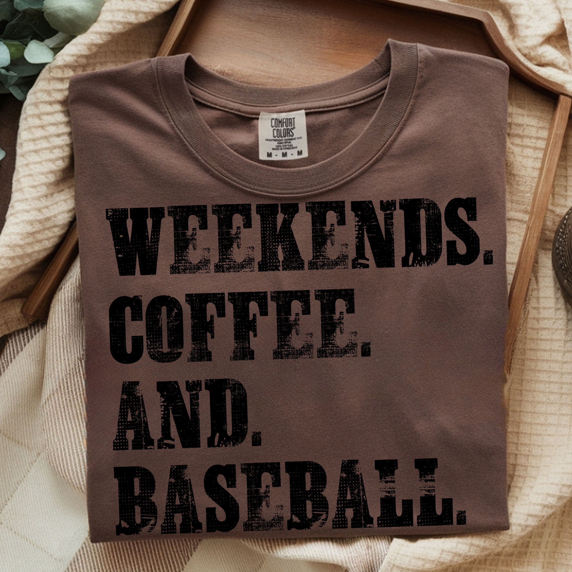 WEEKENDS COFFEE AND BASEBALL DTF TRANSFER