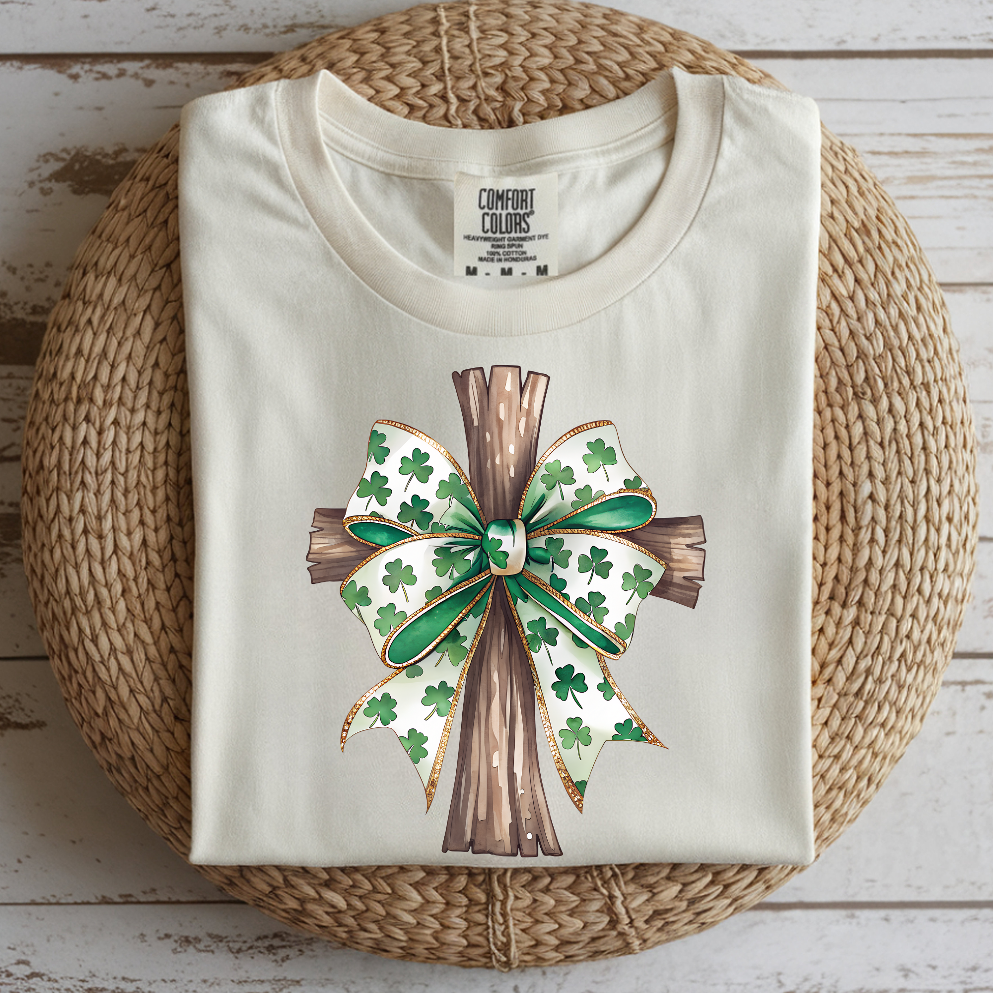 GREEN COQUETTE CROSS DTF TRANSFER