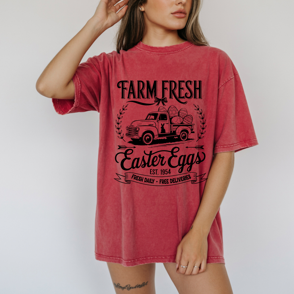 FARM FRESH EASTER EGGS SPRING DTF TRANSFER
