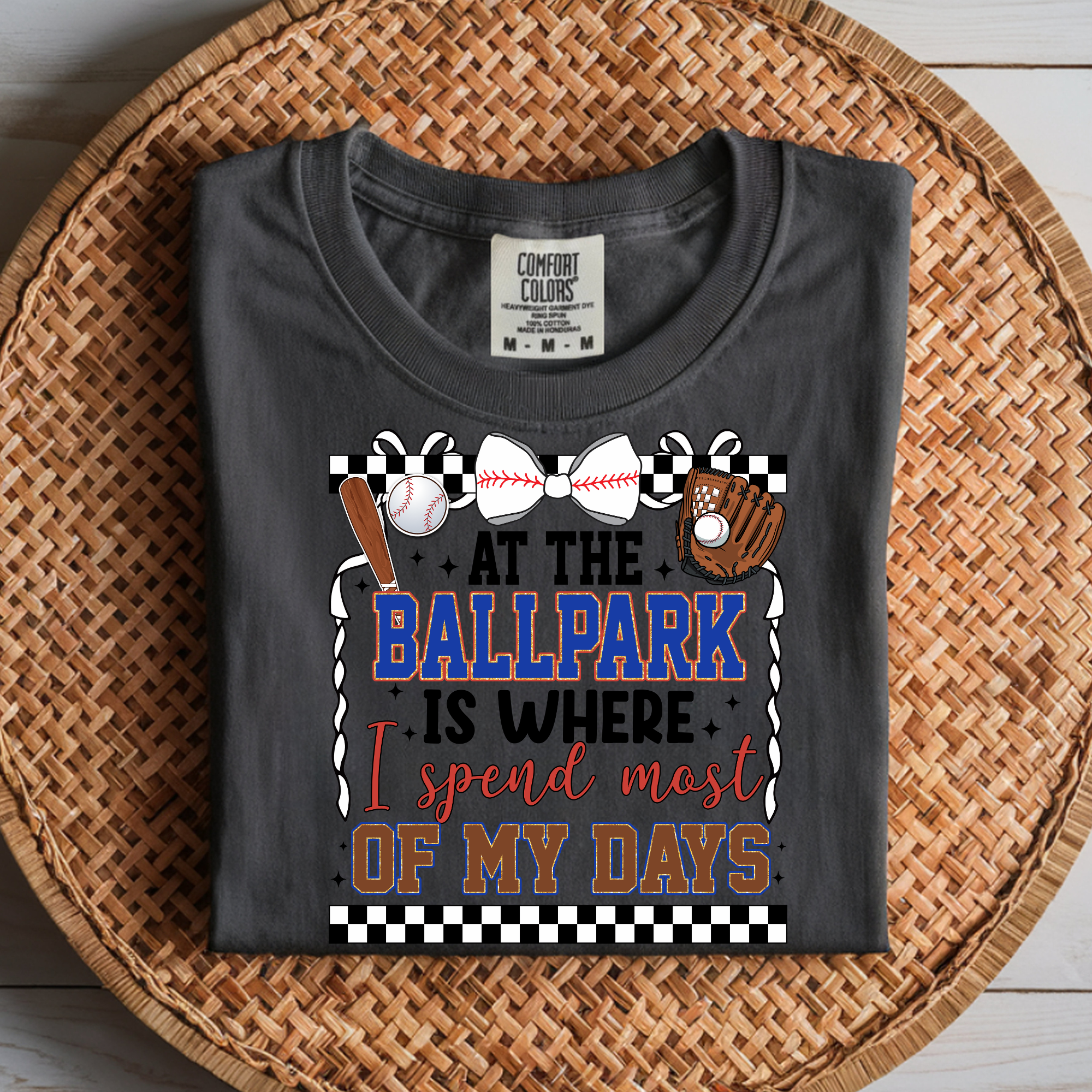 AT THE BALLPARK BASEBALL DTF TRANSFER