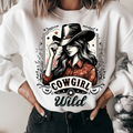 COWGIRL WILD WESTERN DTF TRANSFER
