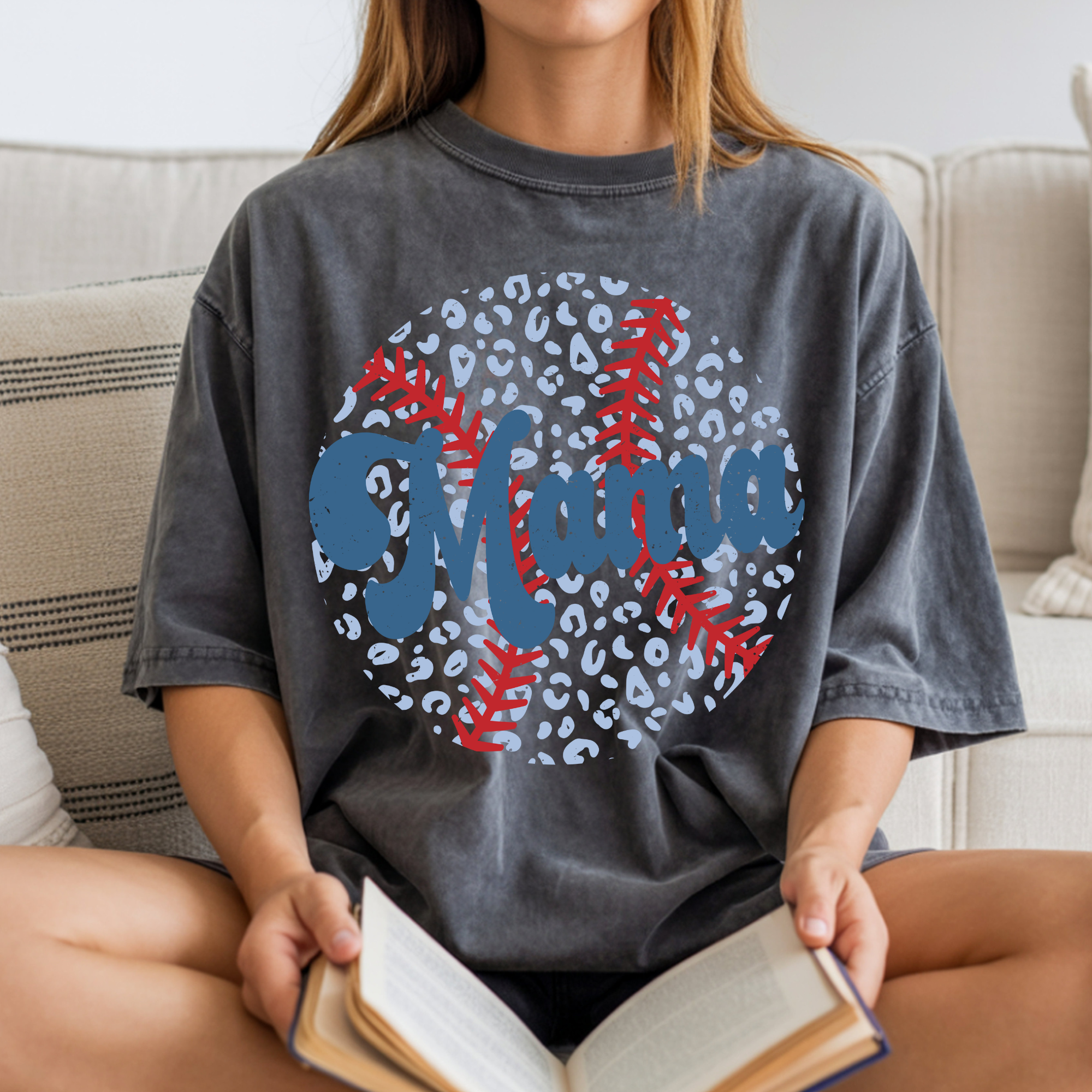 MAMA BASEBALL DTF TRANSFER