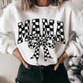 COQUETTE CHECKERED MAMA DTF TRANSFER