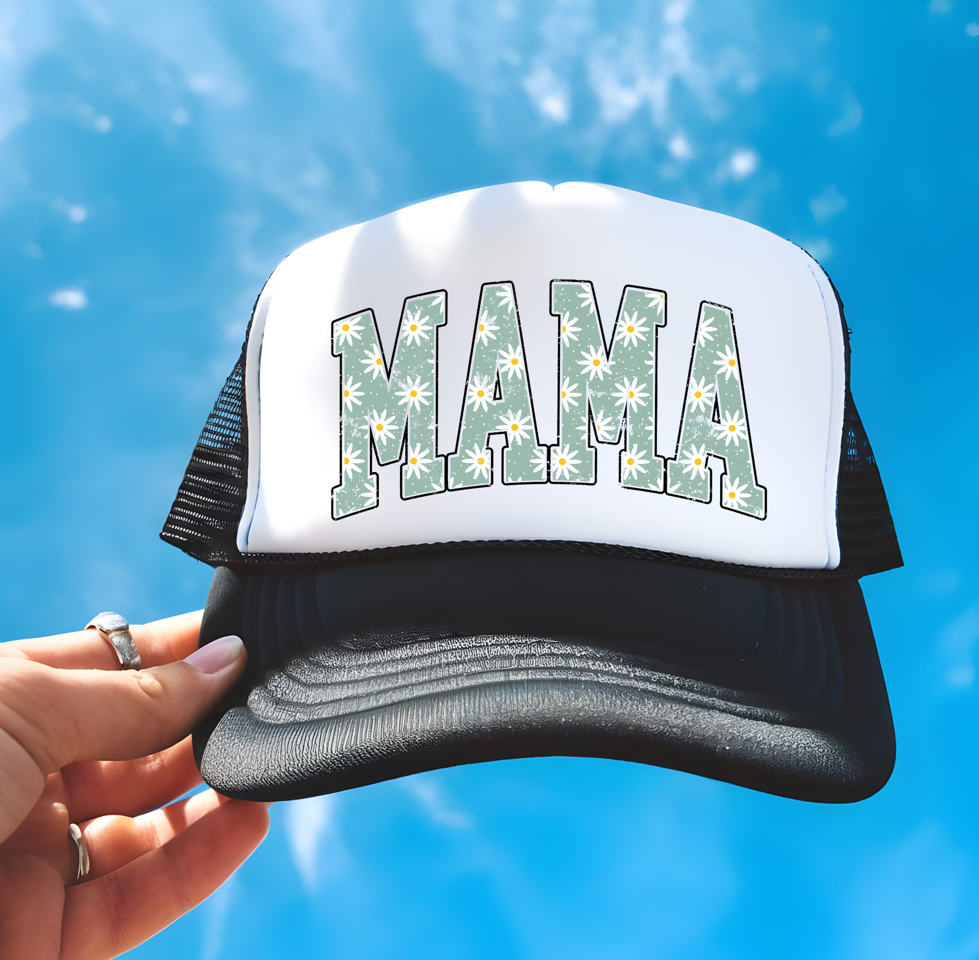 FLORAL GREEN MAMA DTF TRANSFER