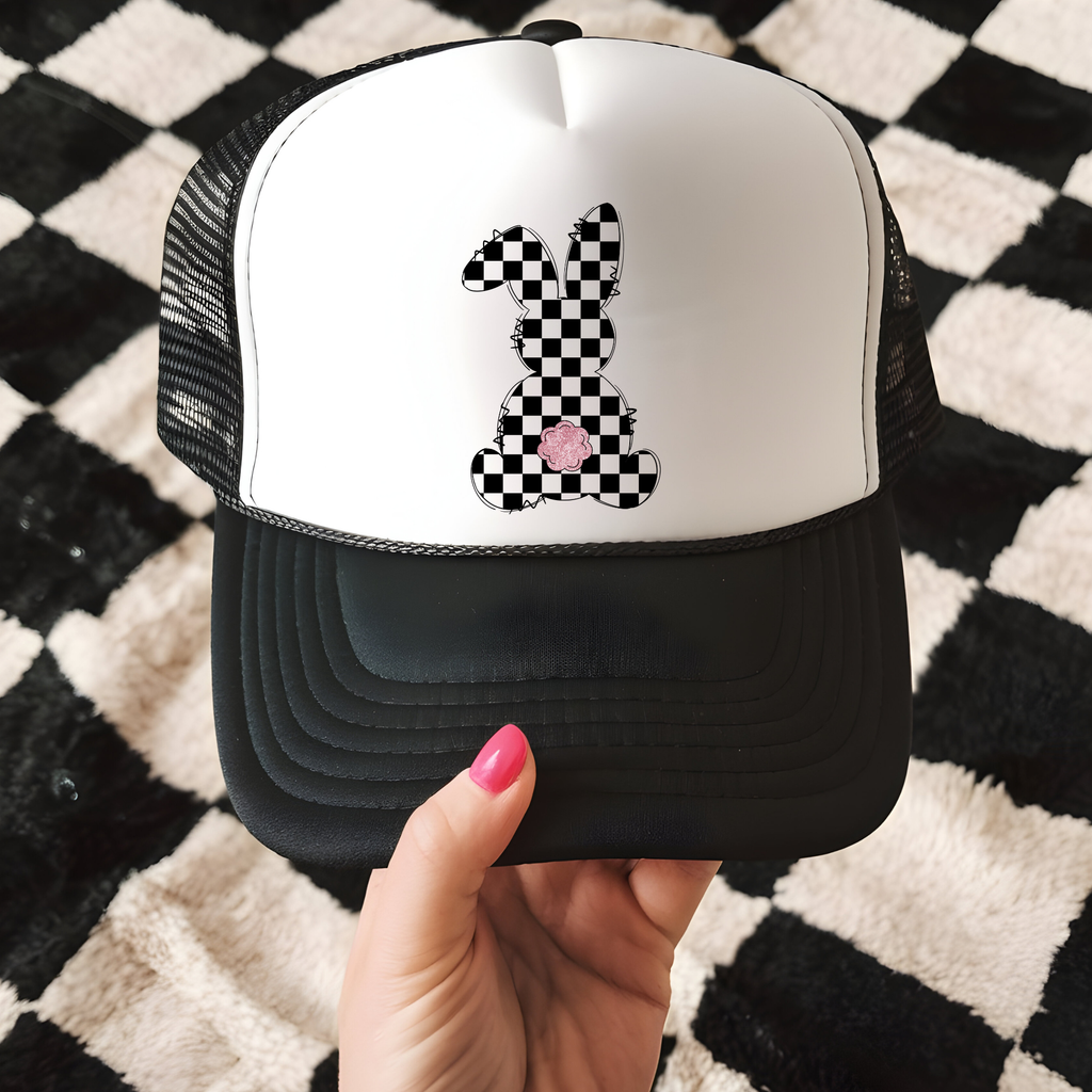 CHECKERED BUNNY SPRING DTF TRANSFER